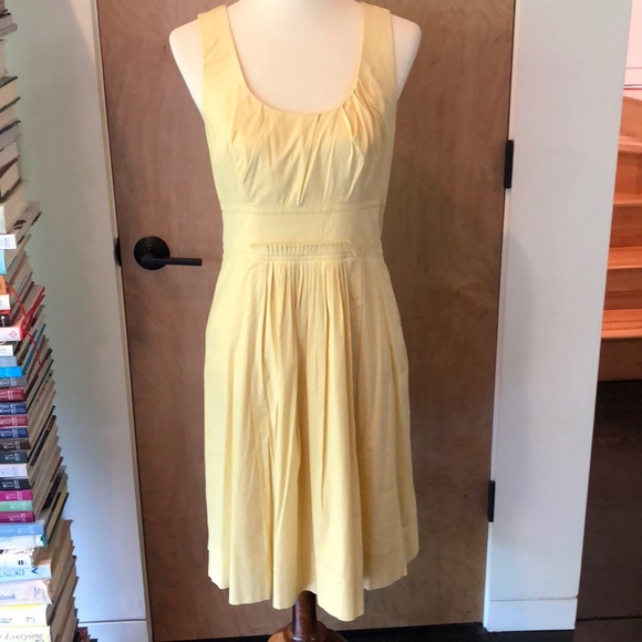 pastel yellow summer dress
